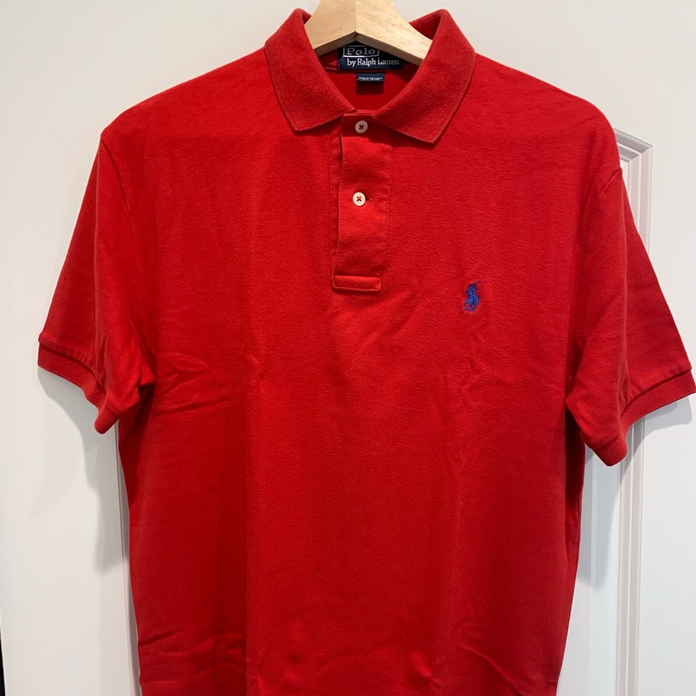 Men’s Small Polo Ralph Lauren Fire Red Polo